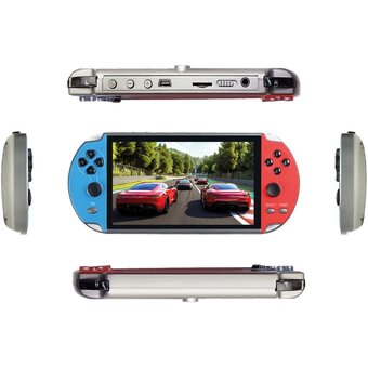  Игровая консоль KingPrice Portable X1 KCPTX1 красный/синий 