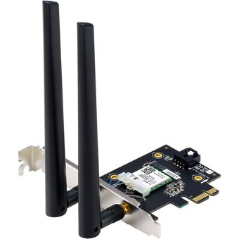  Сетевой адаптер Wi-Fi+ Bluetooth ASUS PCE-BE6500, Wi-Fi 7 BE6500, BT 5.4, PCI-Express x 1 