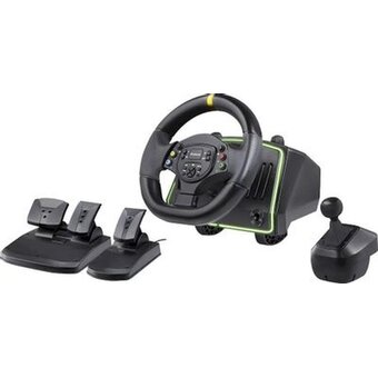  Руль DEFENDER Dominion 64064 черный PC/PS/Xbox/Switch педали 