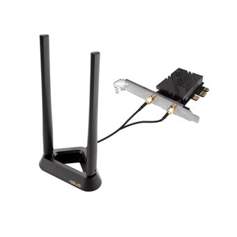  Сетевой адаптер ASUS PCE-BE92BT, Wi-Fi 7, Bluetooth 5.4, PCI-Express 