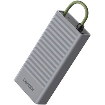  Мультифункциональный кейс для карт памяти UGREEN CM856 (55899) Multi-function USB-A USB-C 2×SD Card Slot 1×TF Card Slot Card Reader Case серый 