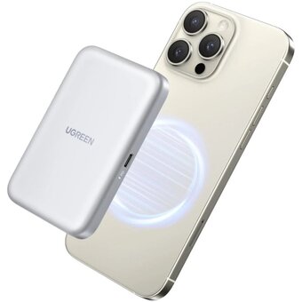  Бокс внешний для жесткого диска UGREEN D619 (55151) Magnetic M.2 NVMe SSD Enclosure 10Gbps серебристый 