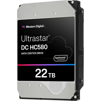 HDD WD Ultrastar DC HC580 22TB (WUH722422ALE604) (SATA 3.5"/7200/512Mb/6Gbs) 