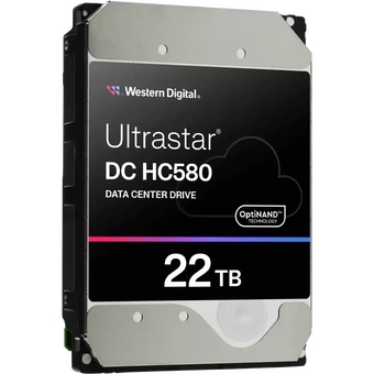  HDD WD Ultrastar DC HC580 22TB (WUH722422ALE604) (SATA 3.5"/7200/512Mb/6Gbs) 