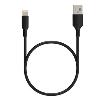  Кабель Maxvi MC-A03 black USB-A-Lightning 