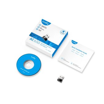  Беспроводной адаптер Cudy WU650, AC650, USB 2.0 