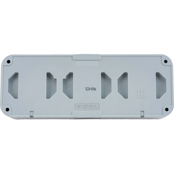  Розетка Bylectrica Пралеска Аква (РА16-0131(02)) 3-местная ОУ IP54, серый 