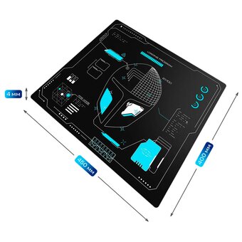  Коврик для мыши Thunderobot MC4 Blueprint (JM03NL00BRU) 