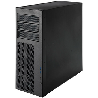  Корпус Procase PT443-B-0-RA Tower,3x5.25,черный,без блока питания,глубина 432мм,6-32, фильтр, MB PICMG 1.3, PICMG 1.0) 