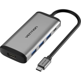  Мультифункциональный хаб Vention CNBHB USB Type C 5 в 1 