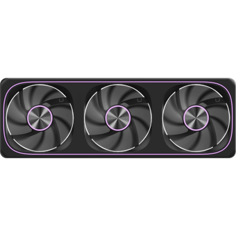  Вентилятор Formula Air Fusion 3 BK ARGB 360х120x28 черный 4-pin 34.95дБ Ret 