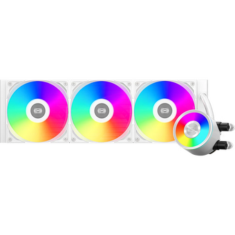  СВО PcCooler DA360 Pro ARGB WH (300W, 360mm, White, Fans 3x120mm, 75.8CFM, 33.7dBA, 2200RPM/ Pump height 57mm) 