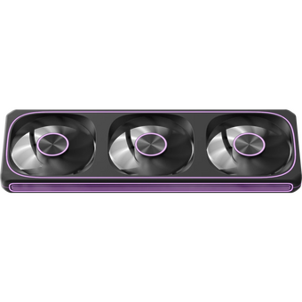  Вентилятор Formula Air Fusion 3 BK ARGB 360х120x28 черный 4-pin 34.95дБ Ret 