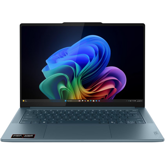  Ноутбук Lenovo Yoga Pro 7 14ASP10 (83LX000RRK) Ryzen AI 9 365 32Gb SSD 1Tb AMD Radeon 880M Graphics 14.5 3K OLED Cam 84Вт*ч No OS Темно-бирюзовый 