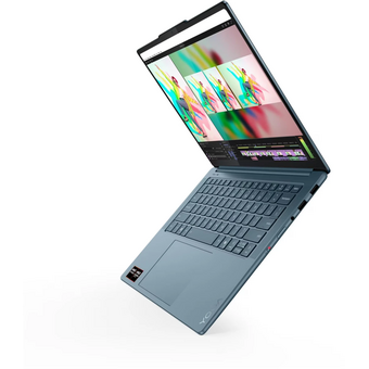  Ноутбук Lenovo Yoga Pro 7 14ASP10 (83LX000RRK) Ryzen AI 9 365 32Gb SSD 1Tb AMD Radeon 880M Graphics 14.5 3K OLED Cam 84Вт*ч No OS Темно-бирюзовый 