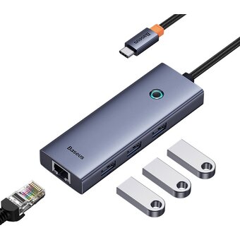  USB-хаб Baseus BS-OH109 (BS-OH109) Space Grey 