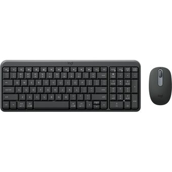  Комплект клавиатура и мышь Logitech MK250 Wireless Compact Bluetooth Combo Graphite 920-013853 