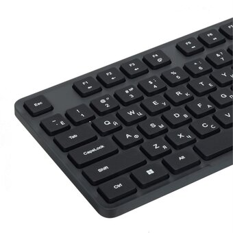  Клавиатура и мышка Xiaomi Mijia WXJS03YM Wireless Set 3 Deep Space Русские буквы Black 