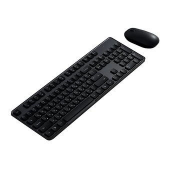  Клавиатура и мышка Xiaomi Mijia WXJS03YM Wireless Set 3 Deep Space Русские буквы Black 