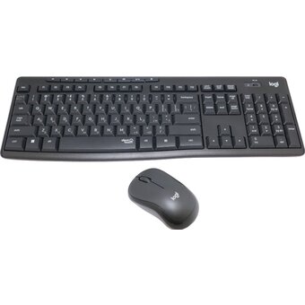 Клавиатура + мышь Logitech MK295 клав черный мышь черный USB беспроводная Multimedia (920-009813) 