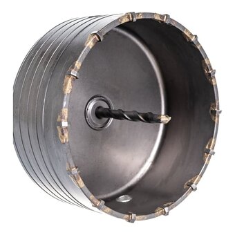  Коронка Monogram 089-243 по бет/кирп/камн Д-125мм Дл-250мм (1пред) для перфораторов 