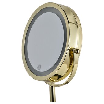  Зеркало косметическое HASTEN HAS1812 yellow gold 