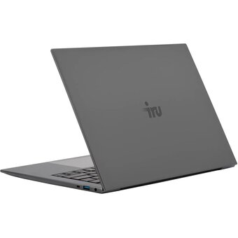  Ноутбук iRU Planio 14INP (2023712) 14", IPS, Intel N100 0.8ГГц, 4-ядерный, 8ГБ DDR4, 256ГБ SSD, Intel UHD Graphics, Windows 11 Pro, серый 