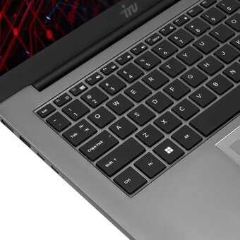 Ноутбук iRU Planio 14INP (2023712) 14", IPS, Intel N100 0.8ГГц, 4-ядерный, 8ГБ DDR4, 256ГБ SSD, Intel UHD Graphics, Windows 11 Pro, серый 
