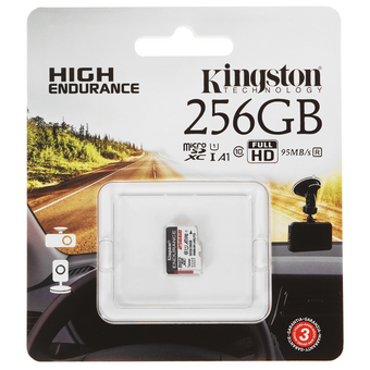  Карта памяти microSDXC 256GB Kingston SDCE/256GB High Endurance w/o adapter 