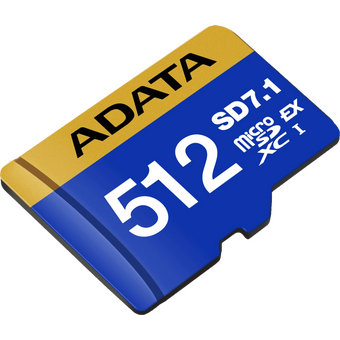  Карта памяти A-DATA UD512GEX3L1-C microSD 512GB Premier Extreme microSDXC SD7.1 Express card Class 10 UHS-I U3 V30S 800/700 MB/s 