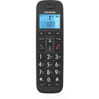  Радиотелефон DECROSS DC1013 (DC1013000000000) черный 