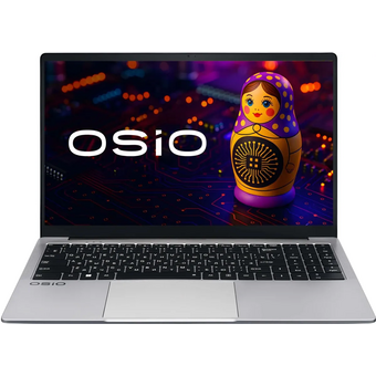  Ноутбук Osio FocusLine F150a-028 Ryzen 7 5700U 16Gb SSD512Gb Intel UHD Graphics 15" IPS FHD (1920x1080) Windows 11 Home grey WiFi BT Cam 6000mAh 