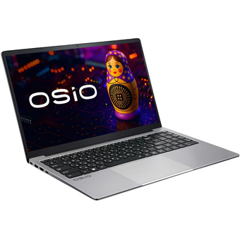 Ноутбук Osio FocusLine F150a-028 Ryzen 7 5700U 16Gb SSD512Gb Intel UHD Graphics 15" IPS FHD (1920x1080) Windows 11 Home grey WiFi BT Cam 6000mAh 