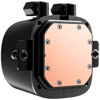  СВО ID-COOLING FX240 LCD (Soc 1851/1700/1200/115X/AM5/AM4, 2x120mm fan, 2000rpm, 27.2 дБ, 300W, PWM 4-pin/5V 3Pin ARGB,Cop) 