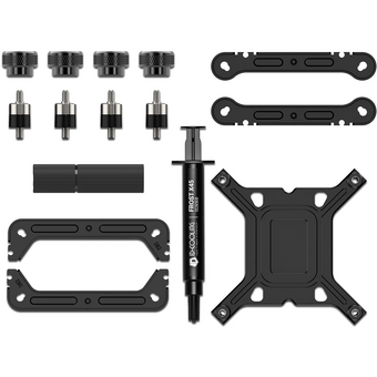  СВО ID-COOLING FX240 LCD (Soc 1851/1700/1200/115X/AM5/AM4, 2x120mm fan, 2000rpm, 27.2 дБ, 300W, PWM 4-pin/5V 3Pin ARGB,Cop) 