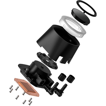  СВО ID-COOLING FX240 LCD (Soc 1851/1700/1200/115X/AM5/AM4, 2x120mm fan, 2000rpm, 27.2 дБ, 300W, PWM 4-pin/5V 3Pin ARGB,Cop) 