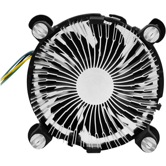  Кулер KINGPRICE KPAC-65-PWM3, 4-pin, черный, 92мм, Ret 
