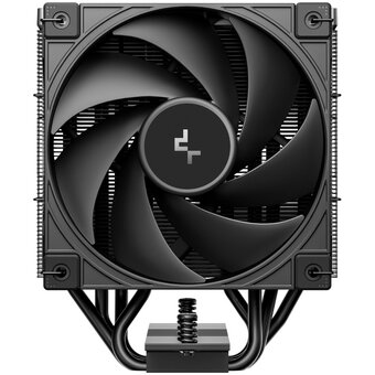  Кулер DEEPCOOL AK400 G2 LGA1851/1700/1200/115X/AM5/AM4 (TDP 220W, PWM, Fan 120mm, 4 тепл. трубки, Wood-grain top cover, черный) RET 
