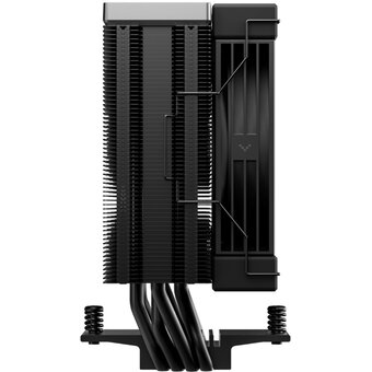  Кулер DEEPCOOL AK400 G2 LGA1851/1700/1200/115X/AM5/AM4 (TDP 220W, PWM, Fan 120mm, 4 тепл. трубки, Wood-grain top cover, черный) RET 