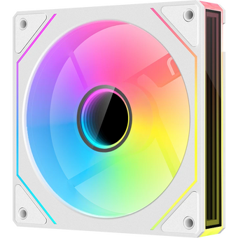  Вентилятор XASTRA FM120W ARGB reverse single pack 120x120x25мм (Infinity lighting effect, ARGB, PWM, white) Box 