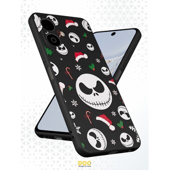  Силиконовый чехол DesignOnCase на Tecno Spark Go 2 (Техно спарк гоу 2) с принтом Новогодний, Джек, Тим Бертон 