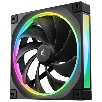  Вентилятор DEEPCOOL FL14-3 in 1 140x140x25мм (PWM, ARGB, черный, 500-1700об/мин) Color Box 