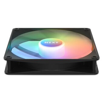  Кулер NZXT F140 RGB Core Twin Pack (RF-C14DF-B1) (140x140x25mm, 4-pin PWM, 89.48CFM, 32.5dBA, 1800RPM, Black, 2pcs) 