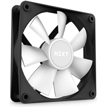  Кулер NZXT F140 RGB Core Twin Pack (RF-C14DF-B1) (140x140x25mm, 4-pin PWM, 89.48CFM, 32.5dBA, 1800RPM, Black, 2pcs) 