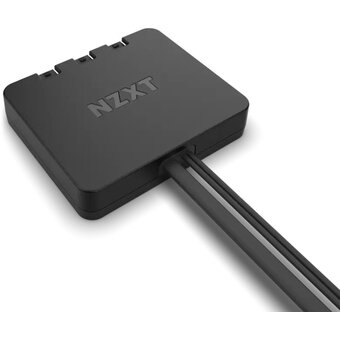  Кулер NZXT F140 RGB Core Twin Pack (RF-C14DF-B1) (140x140x25mm, 4-pin PWM, 89.48CFM, 32.5dBA, 1800RPM, Black, 2pcs) 