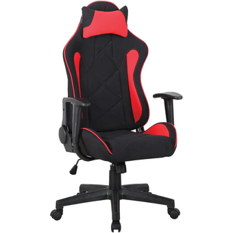  Кресло игровое BRABIX GT Racer GM-101 (531820) ткань, черный/красный 