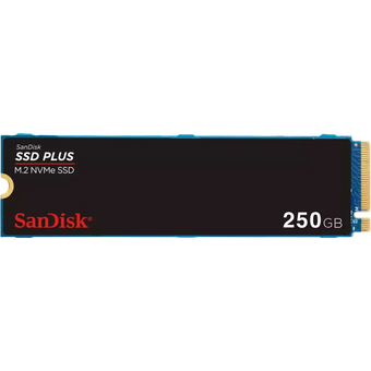  SSD SanDisk Plus (SDA3N-250G-G26) M.2 2280 NVMe 250Gb, 2400MBs/1500MBs TBW 40, 1 year 