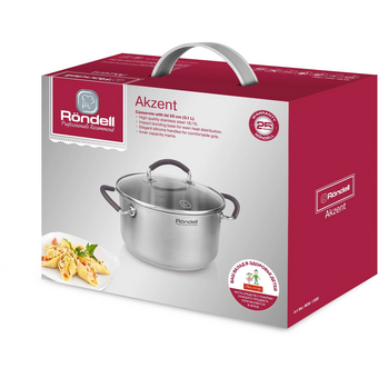  Кастрюля Rondell Akzent RDS-1388 3.1л 