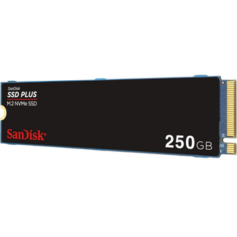  SSD SanDisk Plus (SDA3N-250G-G26) M.2 2280 NVMe 250Gb, 2400MBs/1500MBs TBW 40, 1 year 