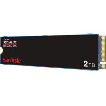  SSD SanDisk Plus (SDA3N-2T00-G26) M.2 2280 NVMe 2Tb, 3200MBs/3000MBs TBW 100, 1 year 